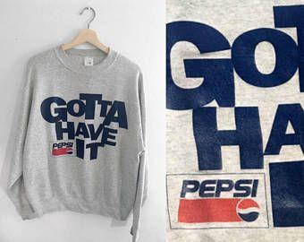 Old Cola Gota Logo - Pepsi cola pullover | Etsy