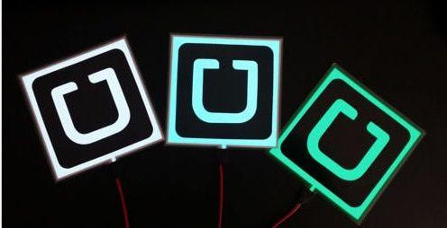 Uber Light Logo - Car sticker Uber Logo light uber light uber logo Can be customized ...