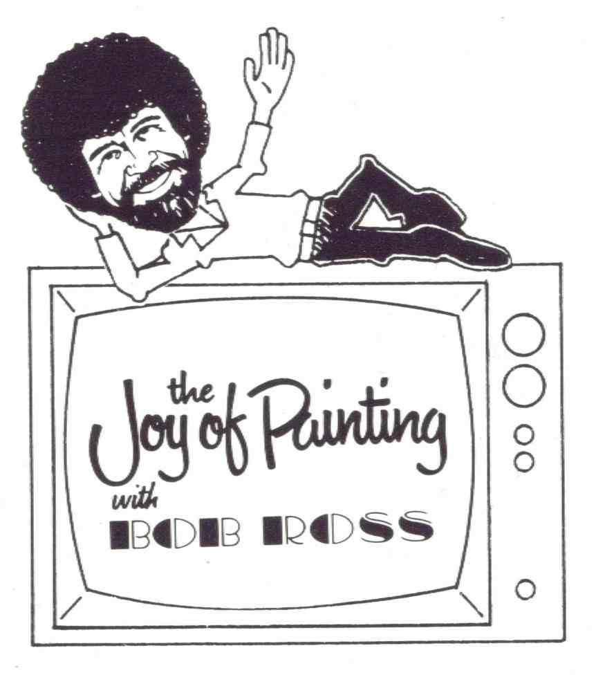 Bob Ross Logo - Logo: The joy of painting with bob ross | Bob Ross in 2019 | Bob ...