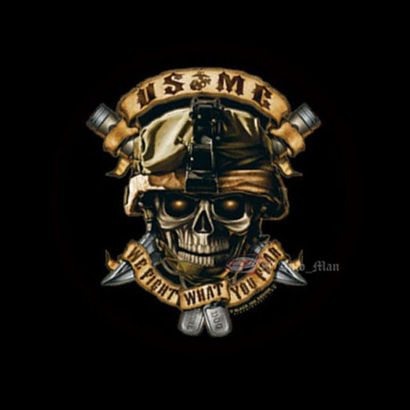 United States Marines Logo - Car Cigarette Laser Projector 3D USMC United States Marine Corps ...