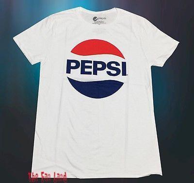 Old Cola Gota Logo - NEW PEPSI Cool 80s Vintage Logo Cola Soda Retro Mens T-Shirt ...