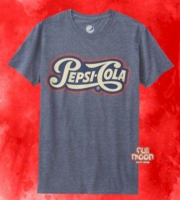 Old Cola Gota Logo - NEW PEPSI COLA 1940 1949 Logo Soda Retro Mens Vintage T Shirt