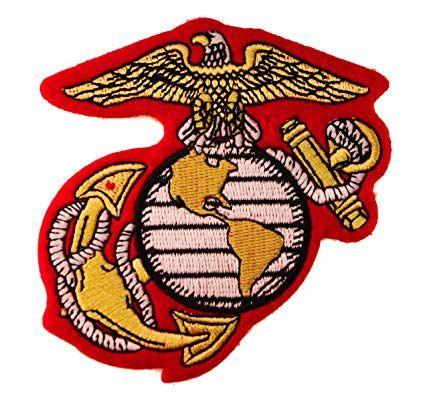 Marine Core Logo - USMC Globe Marine Corps Emblem Embroidered Patch