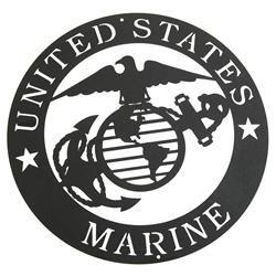 Marine Core Logo - Marines Corps Emblem Metal Silhouette 3025 - Free Shipping on Orders ...