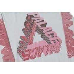 Pink Palace Triangle Logo - PALACE P 3D Stereo Triangle LOGO Long Sleeve Tee 3972