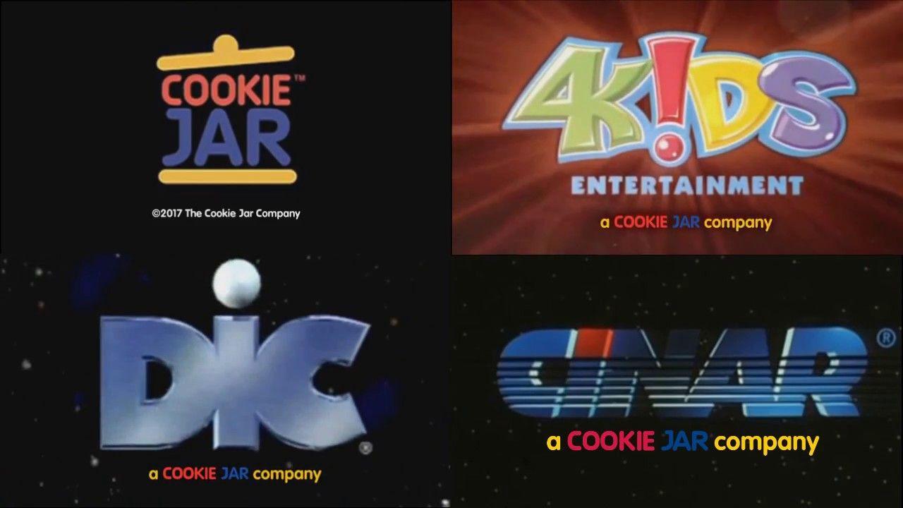 Cookie Jar Entertainment Logo - Cookie Jar DiC Cinar And 4Kids Entertainment Tag team plaster on ...