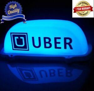 Uber Light Logo - UBER Sign Car Driver Led Bright Light Top Taxi Uber Lights Lamp ...