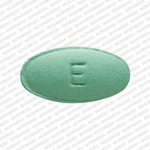 Green Oval Logo - E 46 Pill Image (Green / Elliptical / Oval)