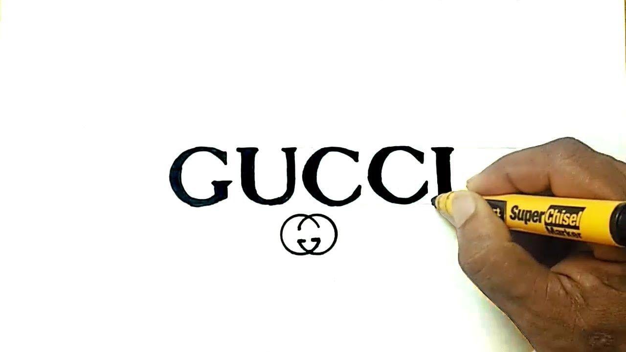 Simple Gucci Logo - How to Draw the Gucci Logo - YouTube