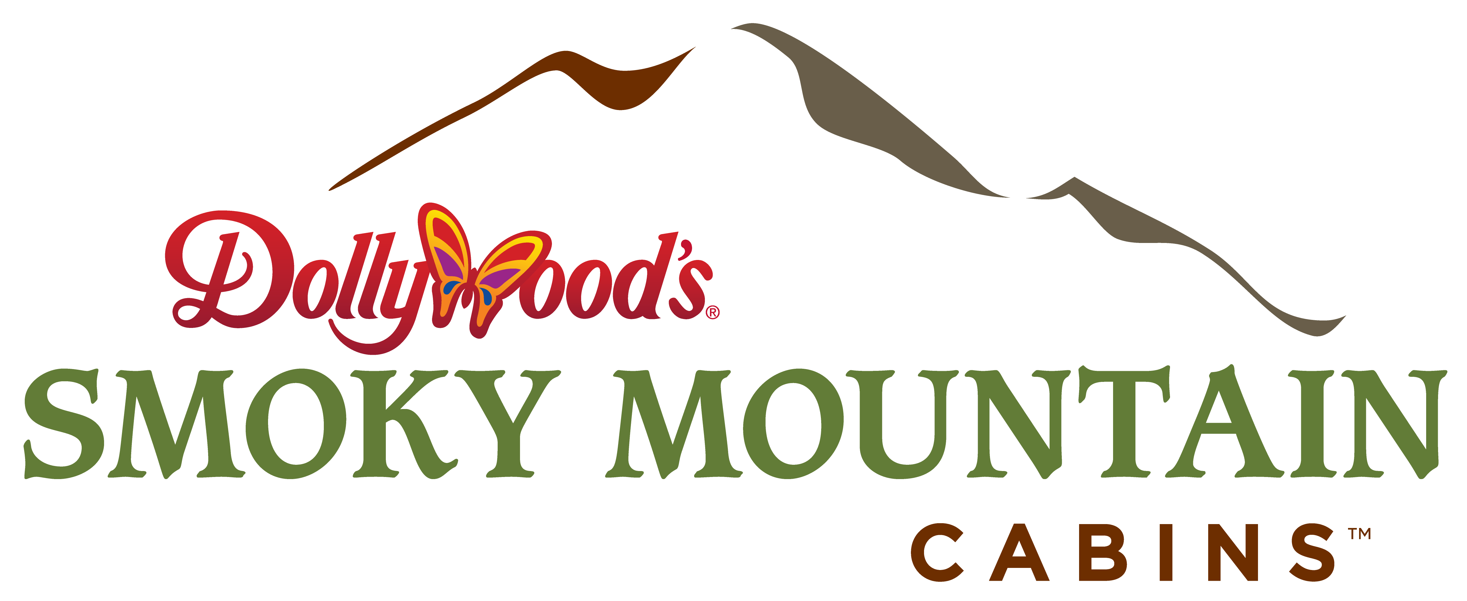 Tennessee Mountain Logo - Dollywood's Smoky Mountain Cabins. Pigeon Forge Cabins