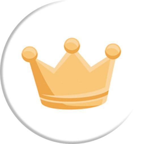 Yellow and White Crown Logo - PopSockets Musical.ly White Crown. Phone Accessories. RAWK.CO.UK