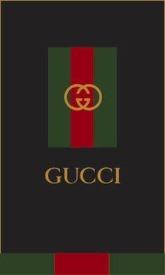 Red and Green Gucci Logo - Louis Vuitton, Gucci, Fendi and Chanel Paintings (Set of Four, each ...