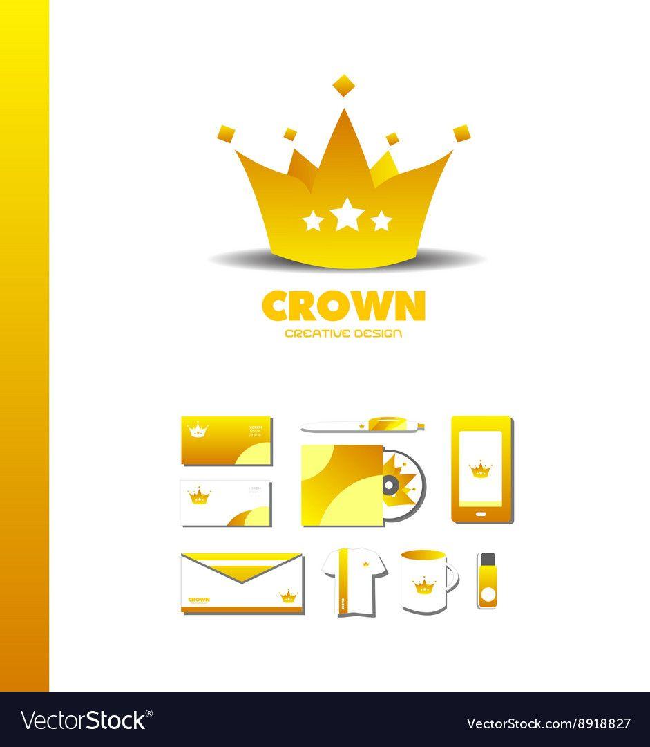 Yellow and White Crown Logo - Free King Crown Logo Icon 336744 | Download King Crown Logo Icon ...