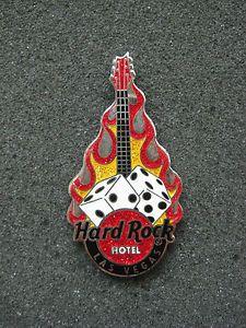 Flaming W Logo - Hard Rock Cafe Pins - HOTEL LAS VEGAS HOT VERTICAL FLAMING DICE ...