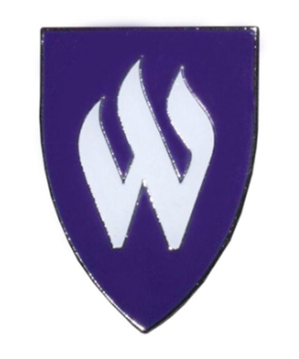 Flaming W Logo - Wildcat Store W Pin