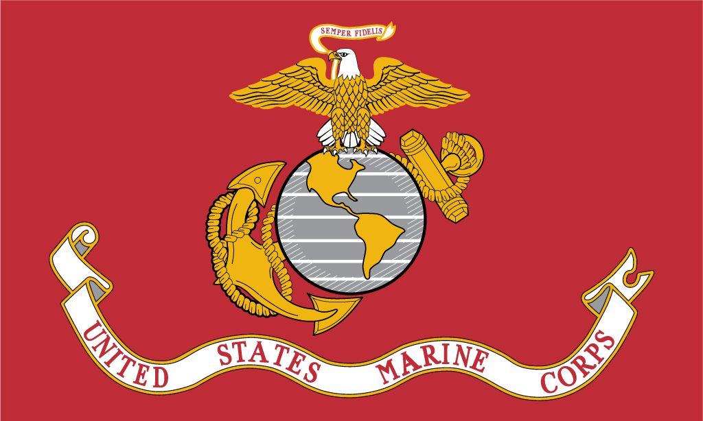 Military Marines Logo - United State Military Flag Picture