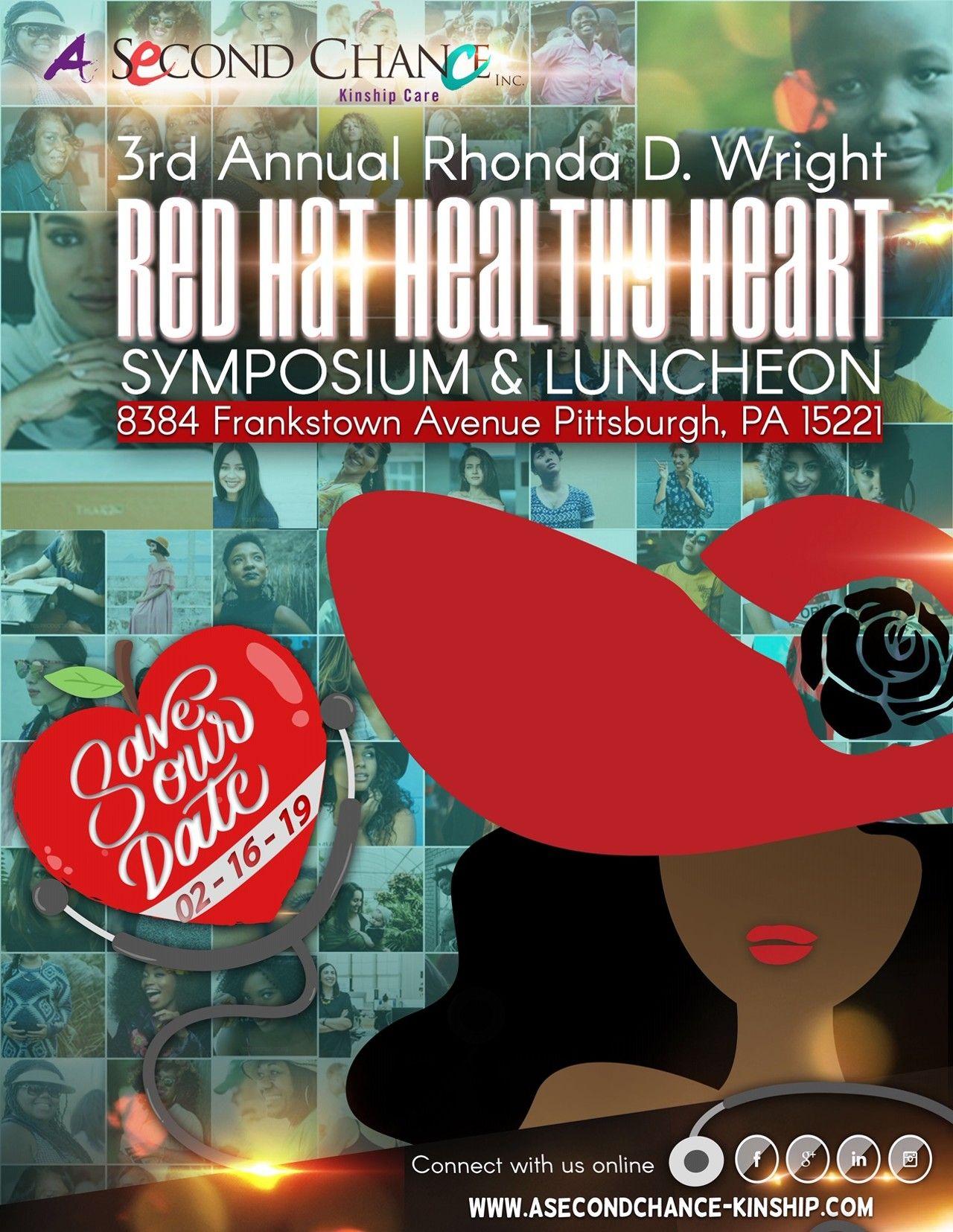 Heart Food and Drink Logo - 3rd Annual Rhonda D. Wright Red Hat Healthy Heart Symposium