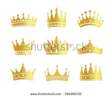 Yellow and White Crown Logo - White Crown Logo Vectors Free Vector Art, Stock