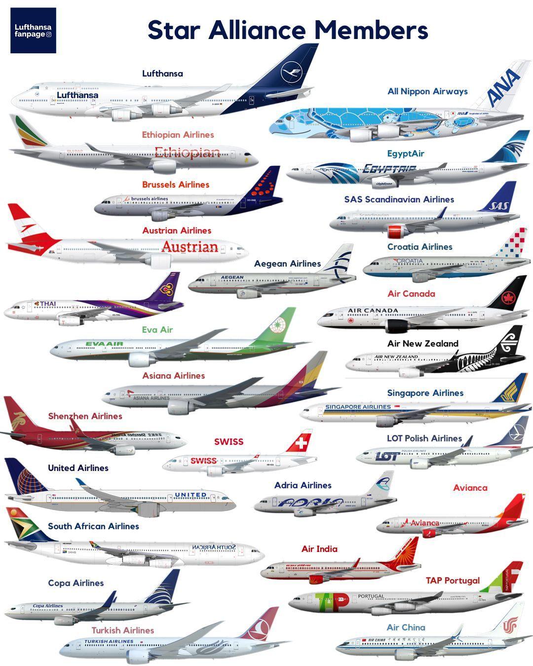 World's Largest Airline Logo - staralliance, @skyteamalliance and @oneworld are the largest airline ...