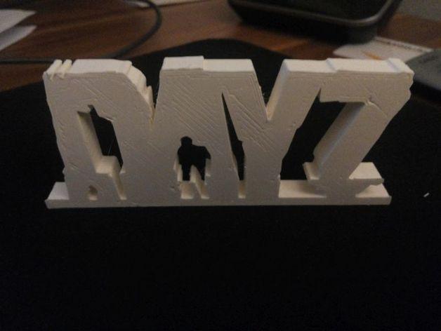 DayZ Logo - DayZ Logo by Meyk - Thingiverse