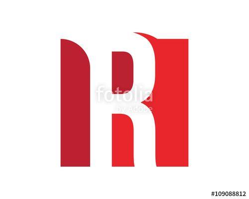 Red R Company Logo - R red square letter business company logo