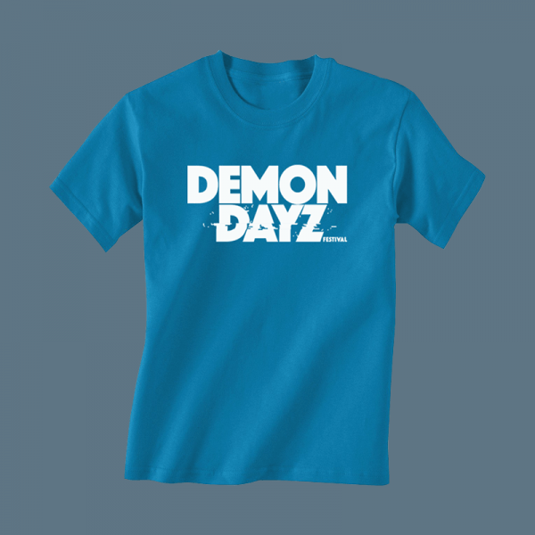 DayZ Logo - Demon Dayz Logo Kids Blue T-Shirt | G Foot Store