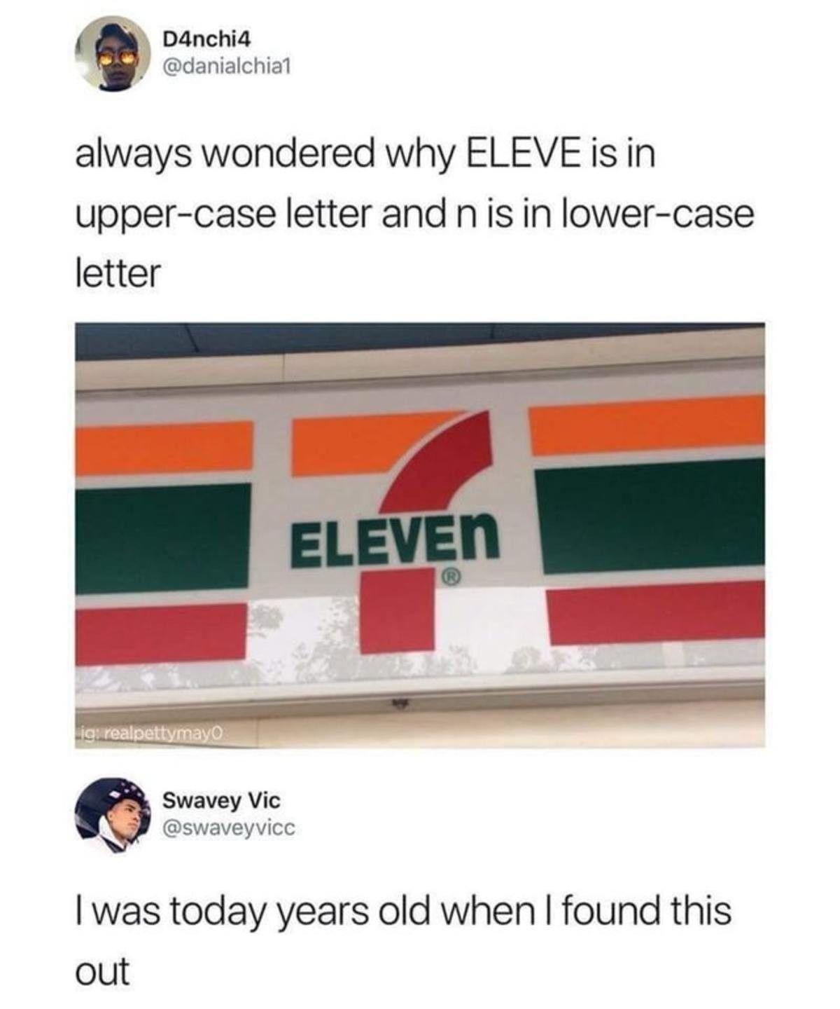 Old 7-Eleven Logo - ELEVEn