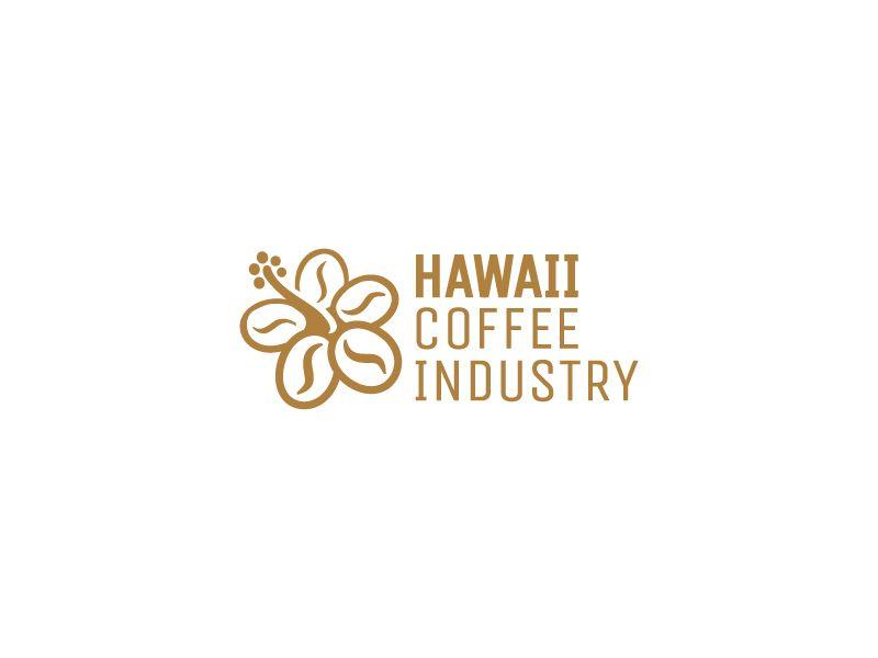 Hawaii Coffee Brand Logo - Hawaii Coffee Idustry. travel. Coffee logo, Coffee, Logo design