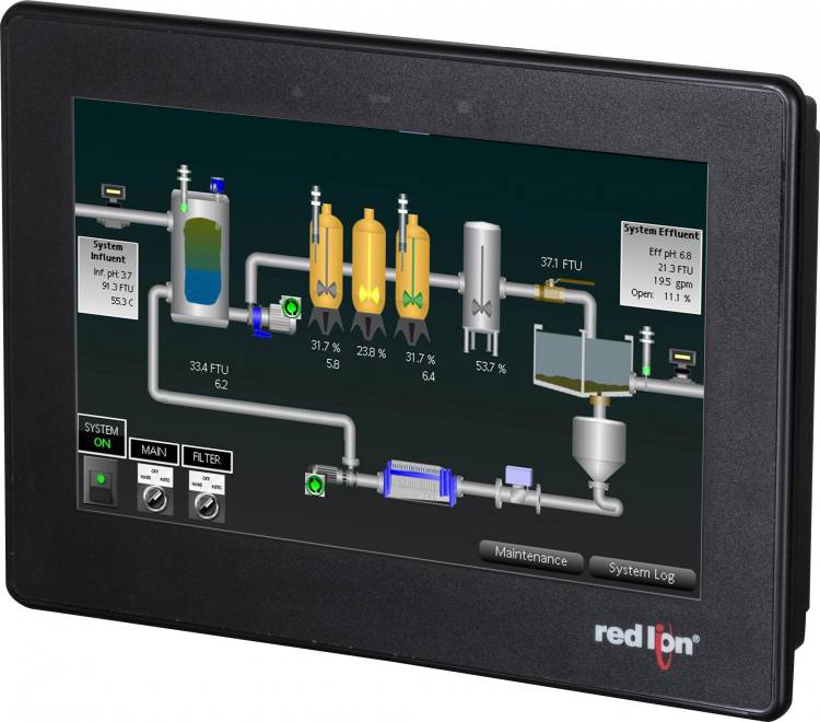 Red Lion HMI Logo - Red Lion CR30000700000420 HMI, 7 advanced wide screen. Seltec