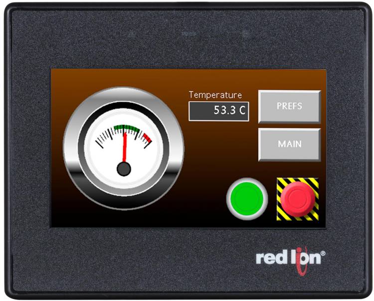 Red Lion HMI Logo - Red Lion CR10000400000210 HMI, 4.3