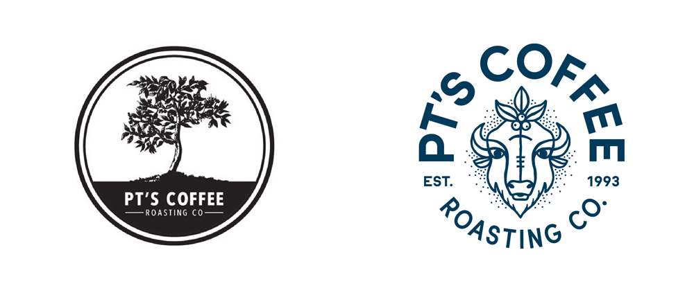Coffee Brand Logo - Brand New: New Logo, Identity, and Packaging for PT's Coffee