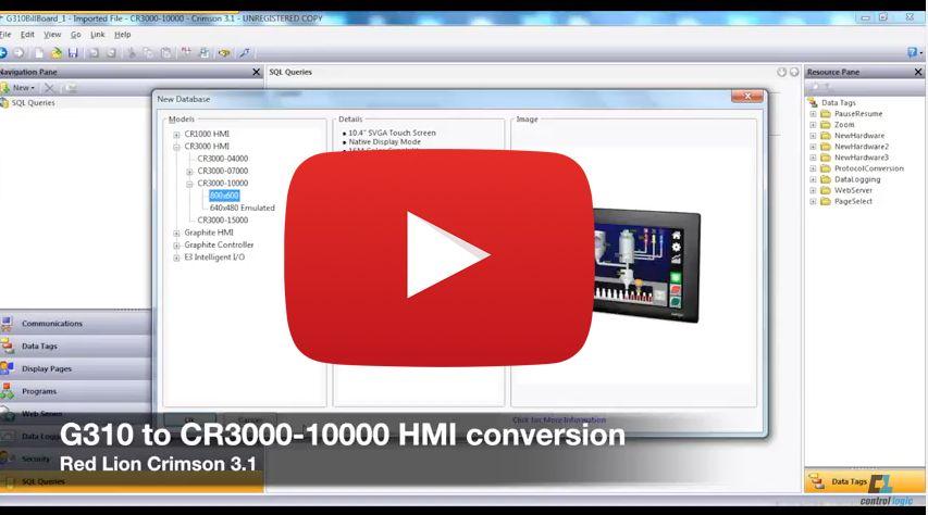 Red Lion HMI Logo - Red Lion G310 to CR3000-10000 HMI conversion – Control Logic Blog