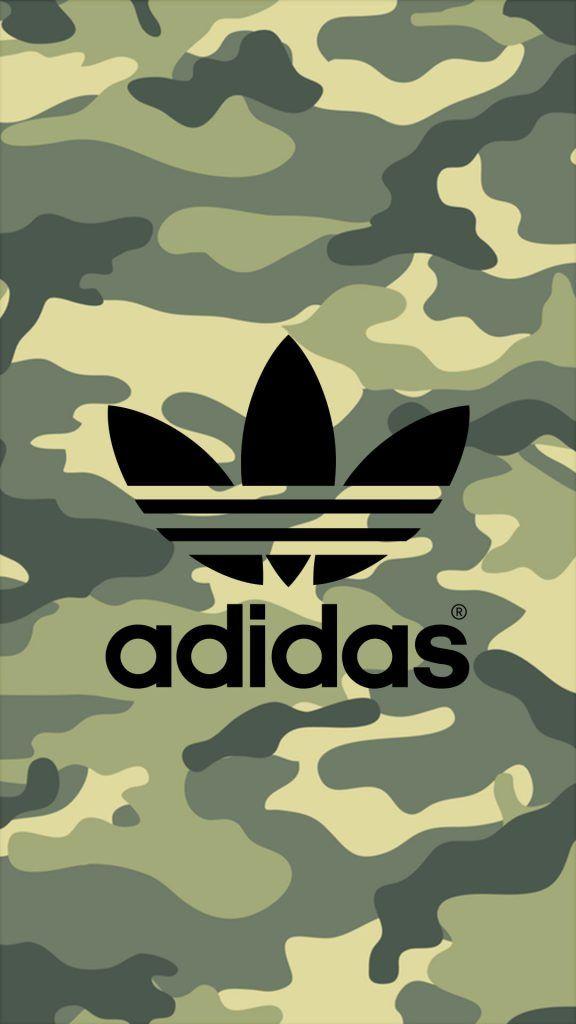 Camo Nike Logo - adidas Logo Camouflage Pattern iPhone Wallpaper | Nike | Pinterest ...