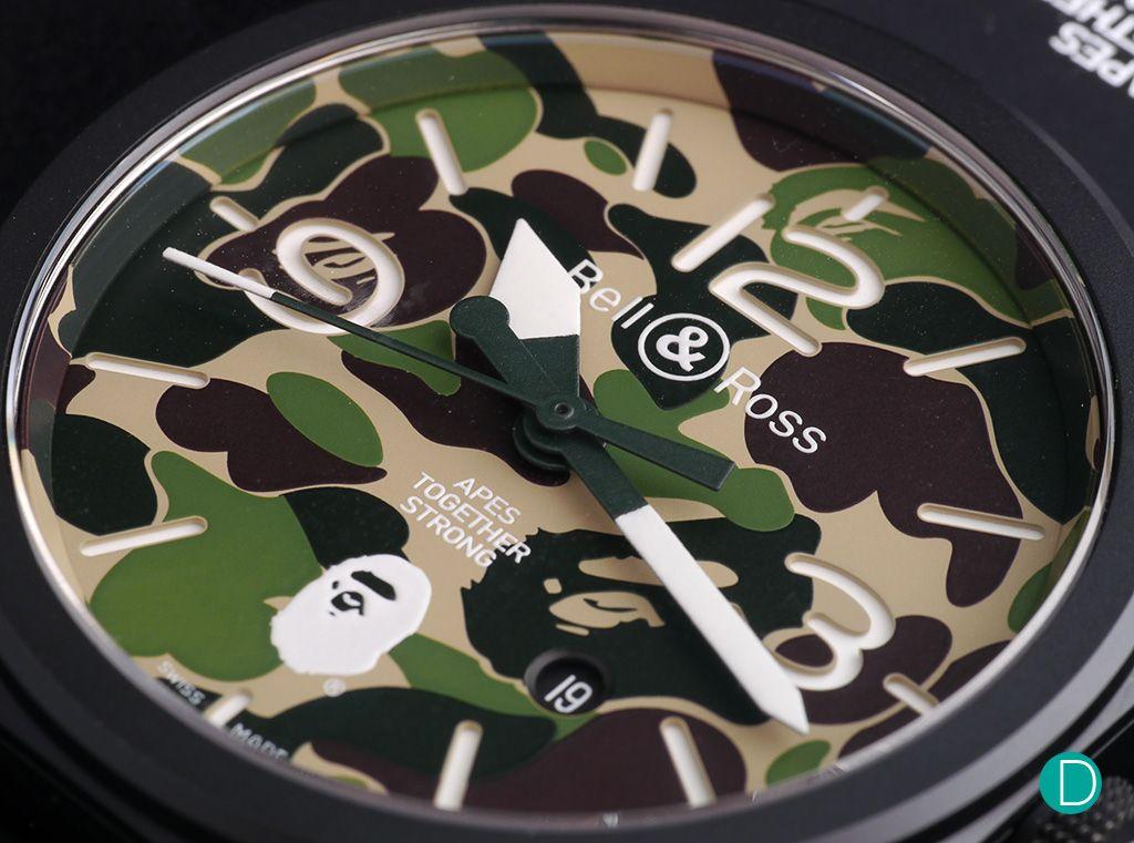 Bape Camo Circle Logo - New and Reviewed: hands on with the Bell & Ross X Bape 25th