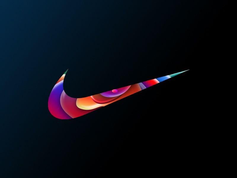 Purple and Blue Nike Logo - Nike logo freestyle by Joel Meter | Dribbble | Dribbble