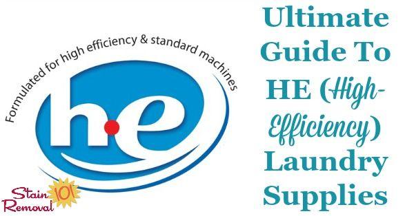 High Efficiency Logo - Ultimate Guide To HE Laundry Detergent & Other High Efficiency