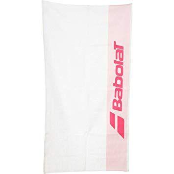 White Pink Logo - Babolat Towel White with Pink Logo (100cm x 50cm): Amazon.co.uk ...