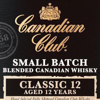Canadian Club Logo - Badger Liquor. Canadian Club Classic Blended Canadian Whisky 12 Year