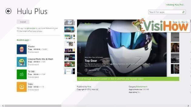 Hulu Plus App Logo - Download Hulu Plus App in Windows 8 - VisiHow