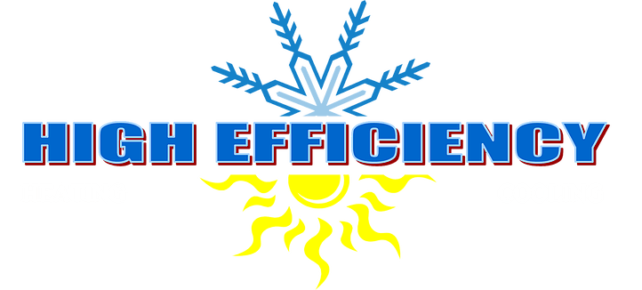 High Efficiency Logo - High Efficiency Heating & A C
