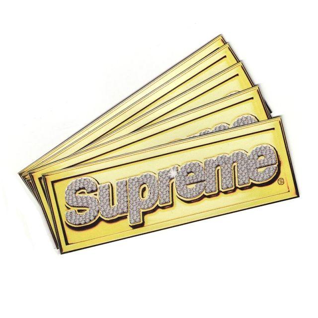 Supreme Bling Logo - Supreme Bling Box Logo Sticker 通販 Online Shop A 1 RECORD