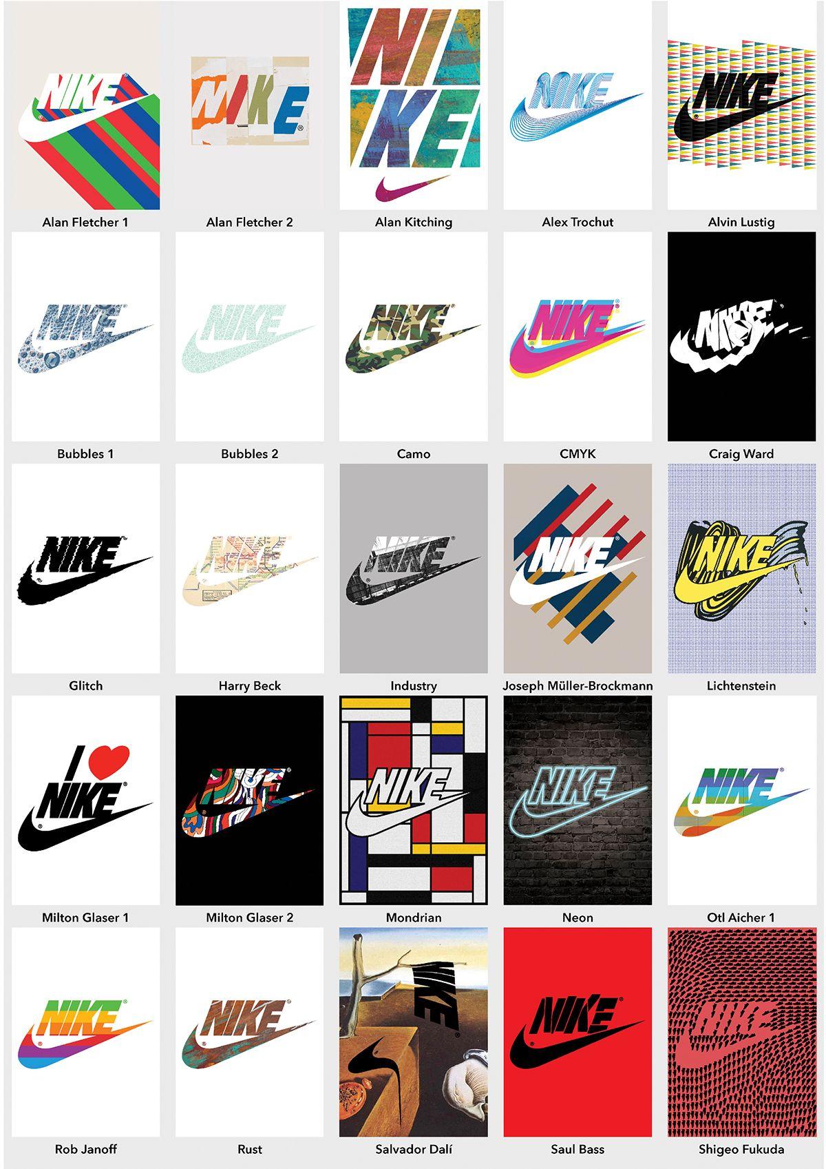 Camo Nike Logo - Brand Parody: Nike Logos on Behance