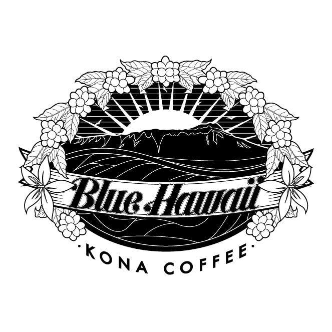 Hawaii Coffee Brand Logo - BLUE HAWAII COFFEE CO