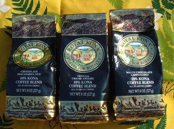 Hawaii Coffee Brand Logo - Shirahama Mariner: ROYAL KONA Coffee Royal Kona Coffee 3 Pack Set