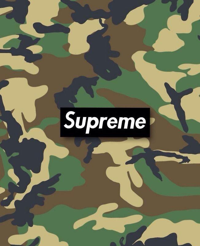 Supreme Army Logo - Supreme Camouflage by FLXHerrera4 | Supreme | Pinterest | Iphone ...