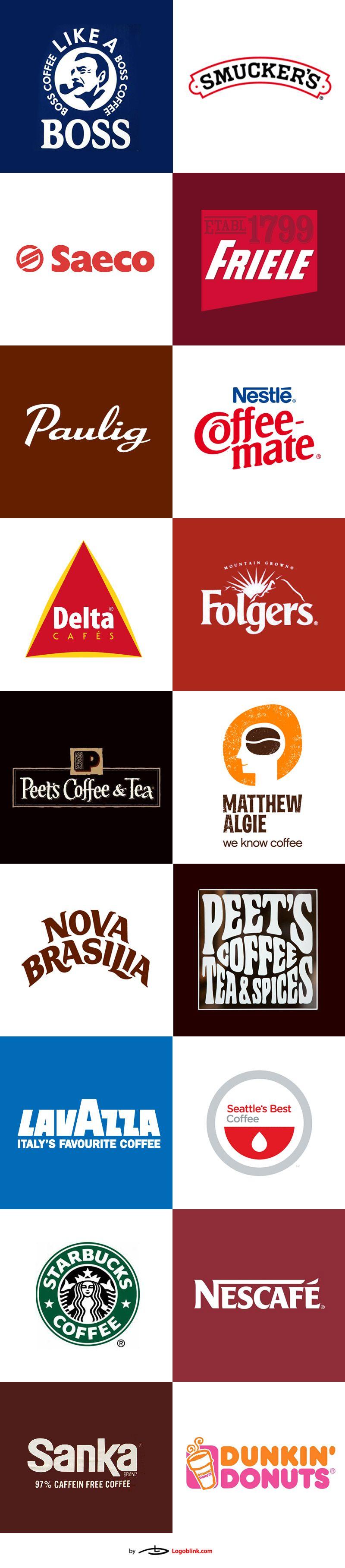 Coffee Brand Logo - 36 Famous coffee logos from around the world. | Design | Coffee logo ...
