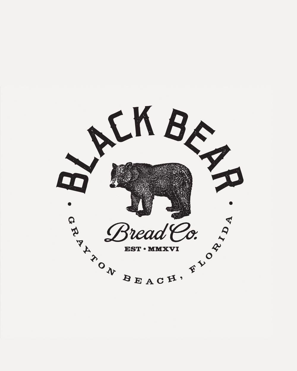 Black Bear Logo - Black Bear Bread Co