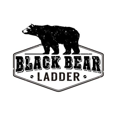 Black Bear Logo - Black Bear Ladder Logo. Logo & brand identity pack contest