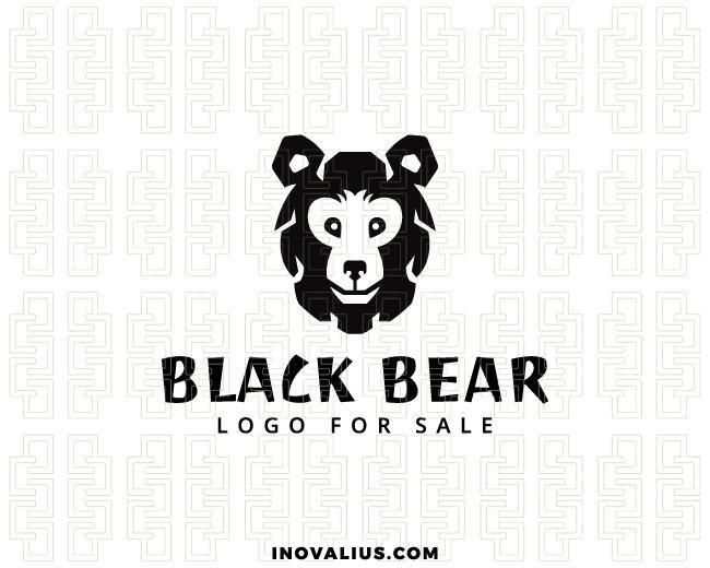 Black Bear Logo - Black Bear Logo Template For Sale | Inovalius