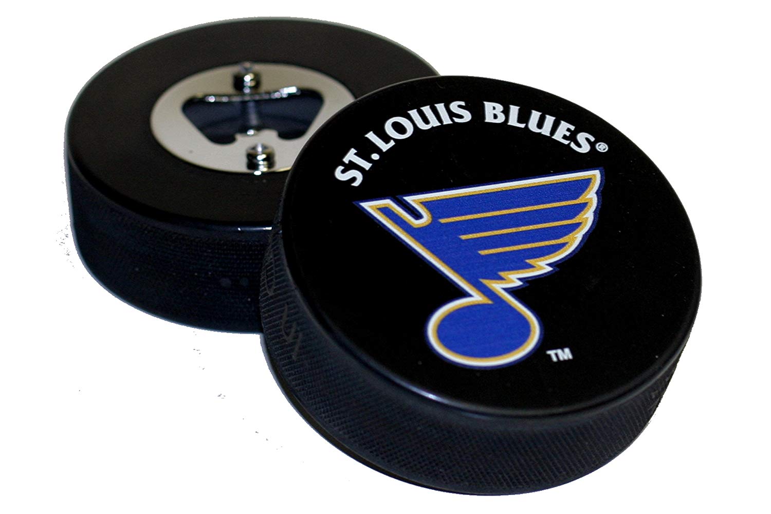 St. Louis Blues Hockey Logo - Amazon.com : St. Louis Blues Basic Logo NHL Hockey Puck Bottle ...